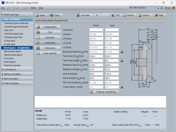 Bevel Gear (straight/helical)