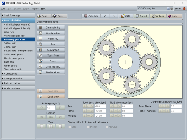 Planetary Gear Train