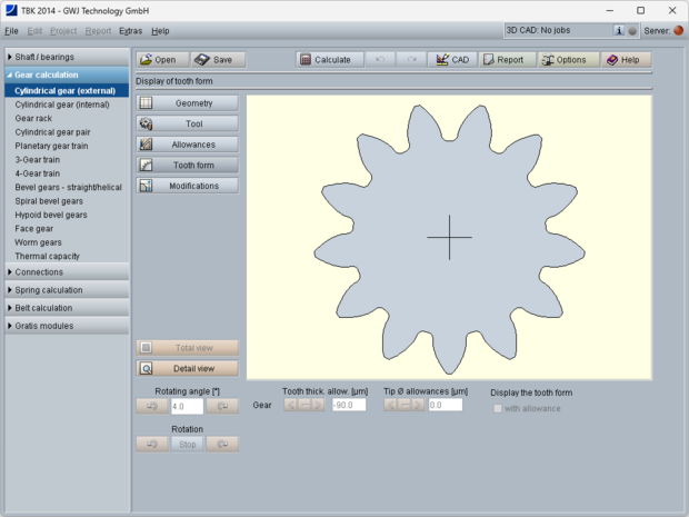 Single Cylindrical Gear
